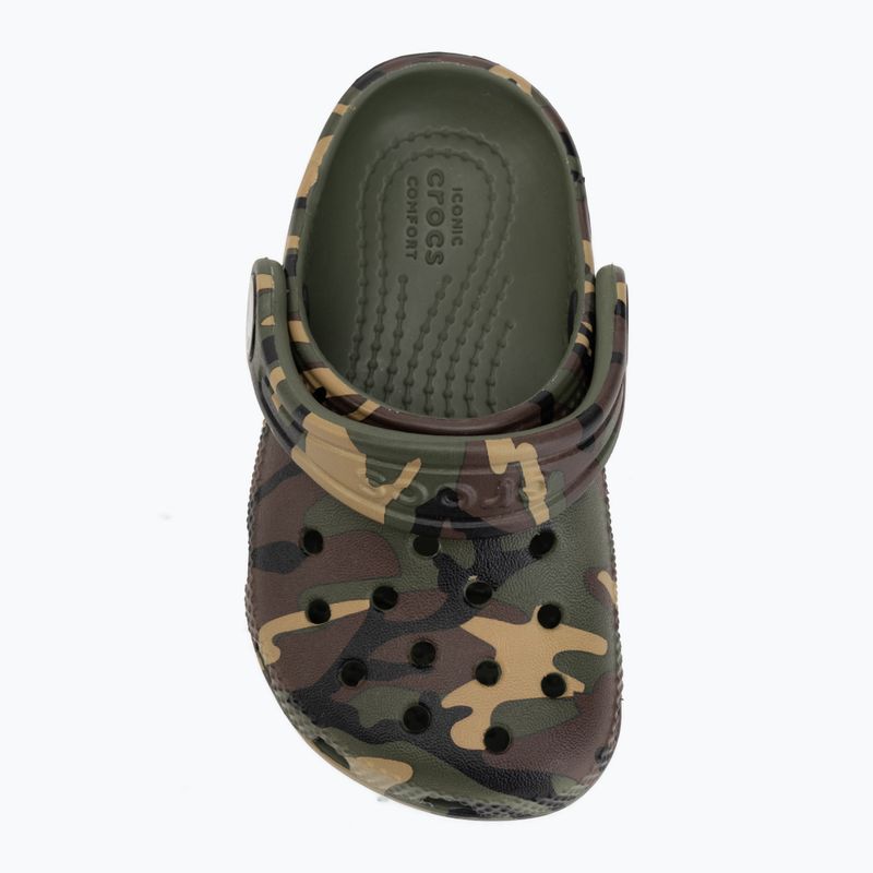 Vaikiškos šlepetės Crocs Classic Camouflage Toddler army green/multi 6