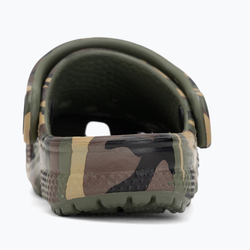 Vaikiškos šlepetės Crocs Classic Camouflage Toddler army green/multi 7