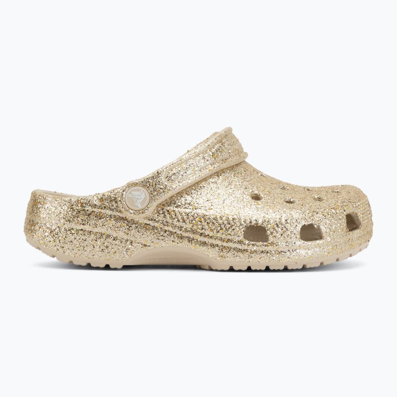 Vaikiškos šlepetės Crocs Classic Chunky Glitter sandstone 3