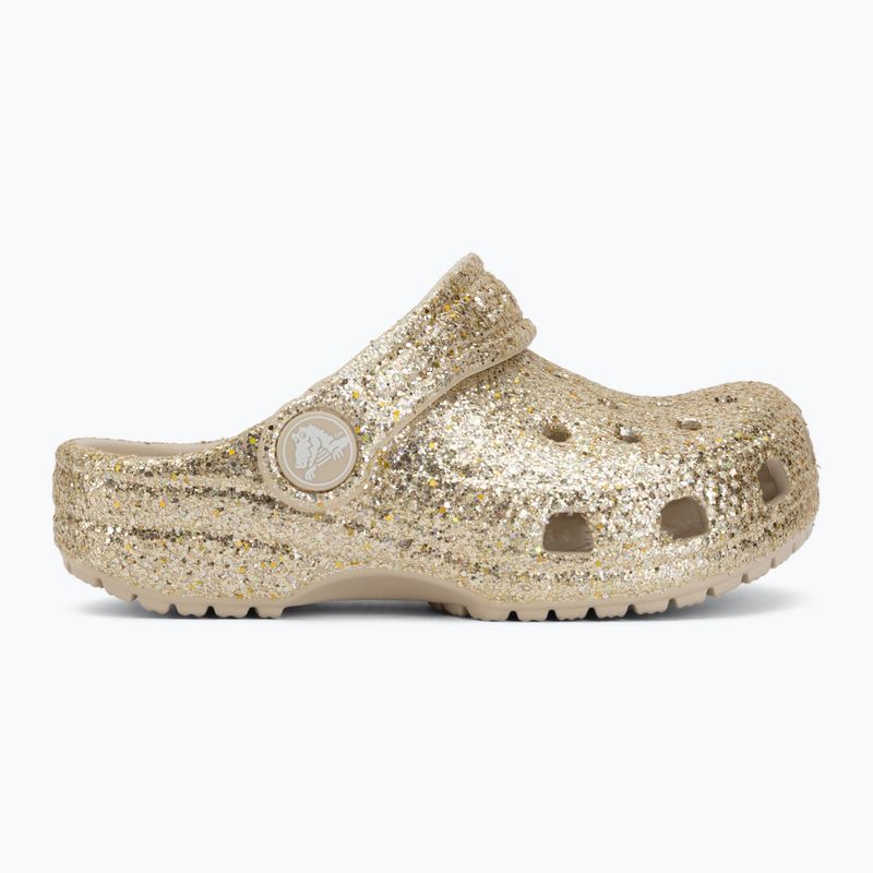 Vaikiškos šlepetės Crocs Classic Chunky Glitter 211940 sandstone 3