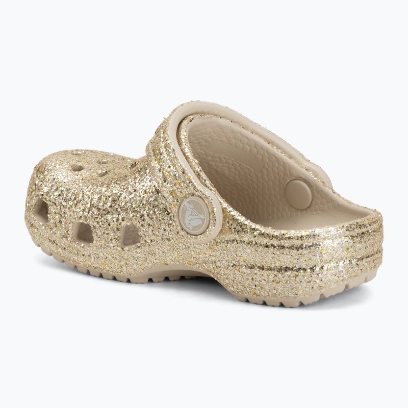 Vaikiškos šlepetės Crocs Classic Chunky Glitter 211940 sandstone 4