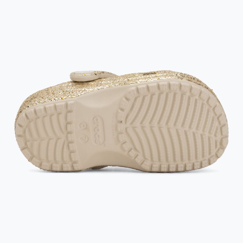 Vaikiškos šlepetės Crocs Classic Chunky Glitter 211940 sandstone 5
