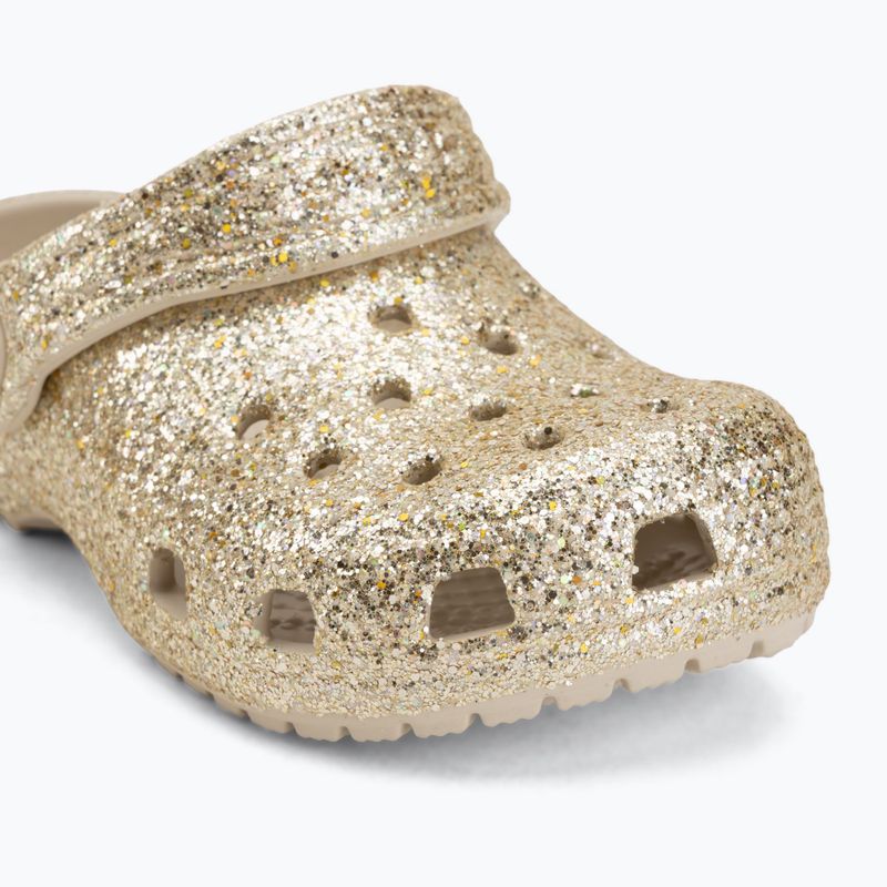 Vaikiškos šlepetės Crocs Classic Chunky Glitter 211940 sandstone 8