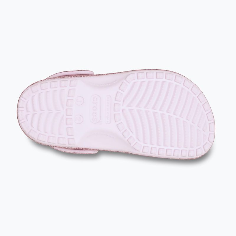 Vaikiškos šlepetės Crocs Classic Chunky Glitter 211940 pink milk 11