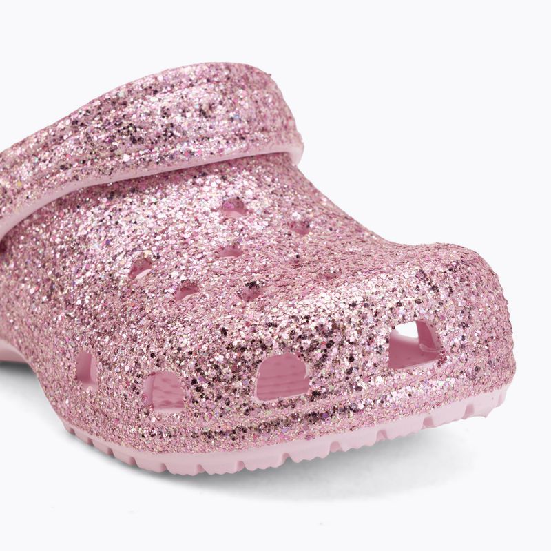 Vaikiškos šlepetės Crocs Classic Chunky Glitter 211940 pink milk 8
