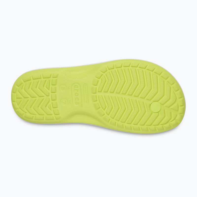 Šlepetės per pirštą Crocs Crocband Flip citrus 3