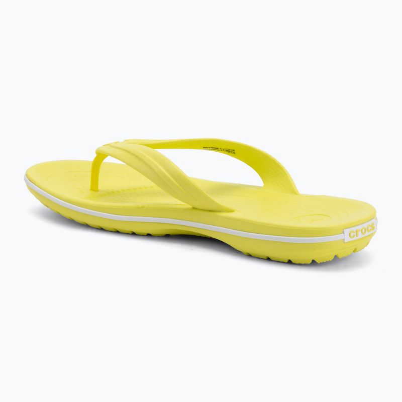 Šlepetės per pirštą Crocs Crocband Flip citrus 3