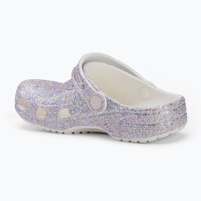 Vaikiškos šlepetės Crocs Classic Fantasy Glitter white 4