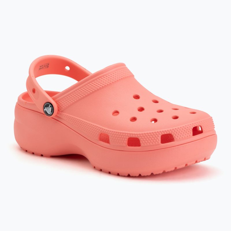 Moteriškos šlepetės Crocs Classic Platform Clog guava 2