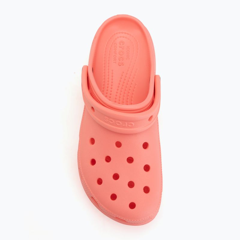 Moteriškos šlepetės Crocs Classic Platform Clog guava 6