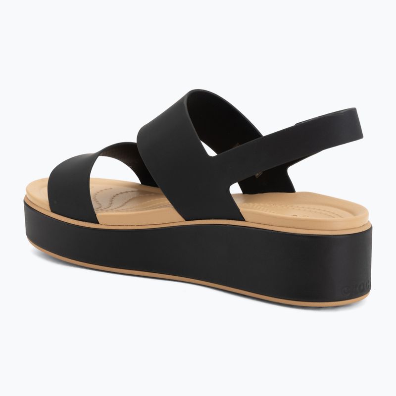 Moteriškos basutės  Crocs Brooklyn Matte Wrap Low Wedge black/cashew 3