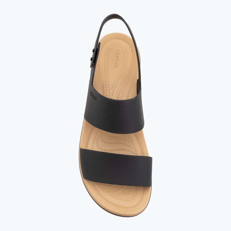 Moteriškos basutės  Crocs Brooklyn Matte Wrap Low Wedge black/cashew 5