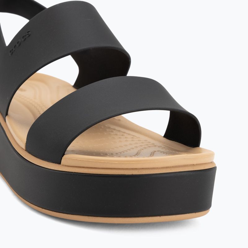 Moteriškos basutės  Crocs Brooklyn Matte Wrap Low Wedge black/cashew 7