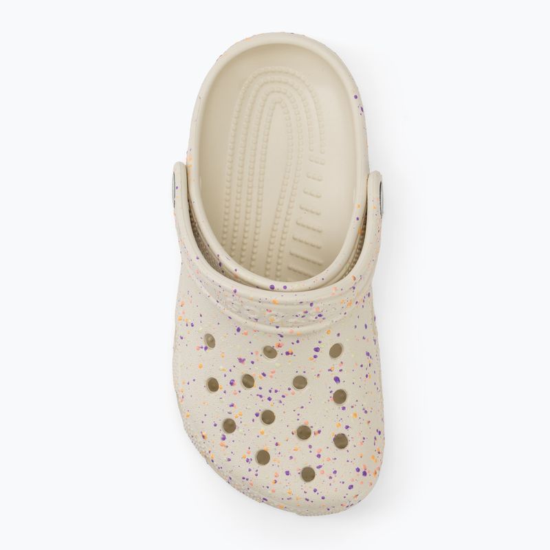 Vaikiškos šlepetės Crocs Classic Glow Paint Splatter summit white/multi 6