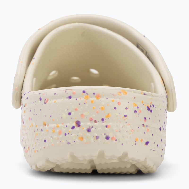 Vaikiškos šlepetės Crocs Classic Glow Paint Splatter summit white/multi 7