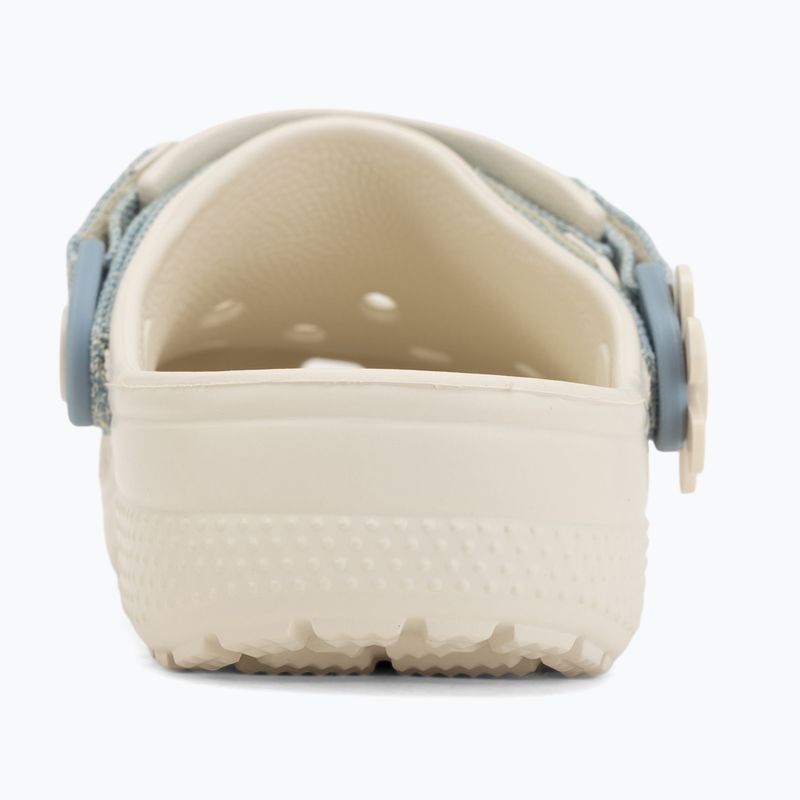 Vaikiškos šlepetės Crocs Classic Denim Flower Adjustment Backstrap 7