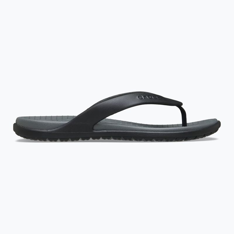 Šlepetės per pirštą Crocs Coast Flip black/slate grey 9