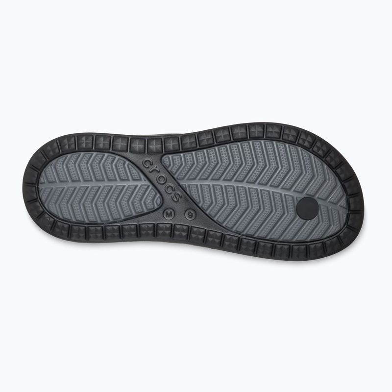 Šlepetės per pirštą Crocs Coast Flip black/slate grey 10