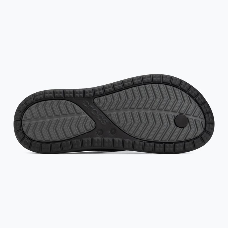 Šlepetės per pirštą Crocs Coast Flip black/slate grey 4