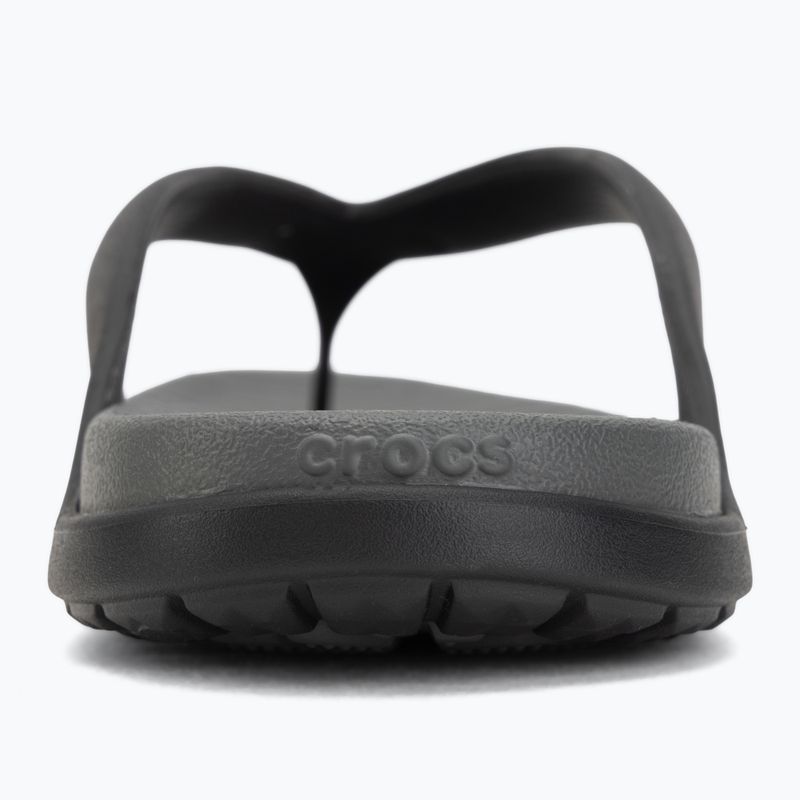 Šlepetės per pirštą Crocs Coast Flip black/slate grey 6