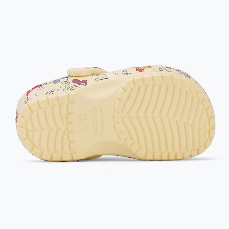 Vaikiškos šlepetės Crocs Classic Unicorn Graphic yellow light 5