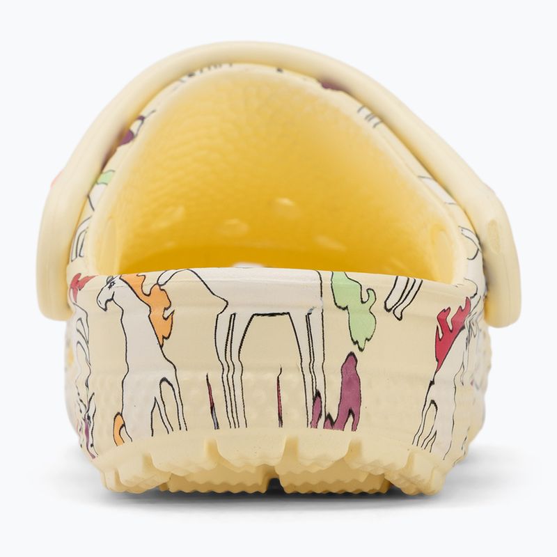 Vaikiškos šlepetės Crocs Classic Unicorn Graphic yellow light 7