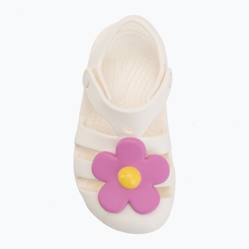 Vaikiškos basutės Crocs Classic Flower chalk 5