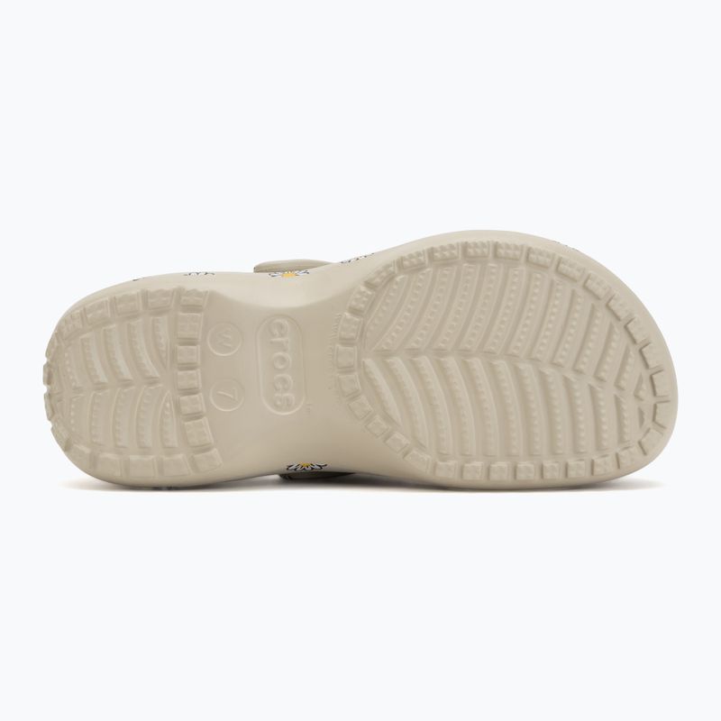 Moteriškos šlepetės Crocs Classic Platform Floral meteor 5