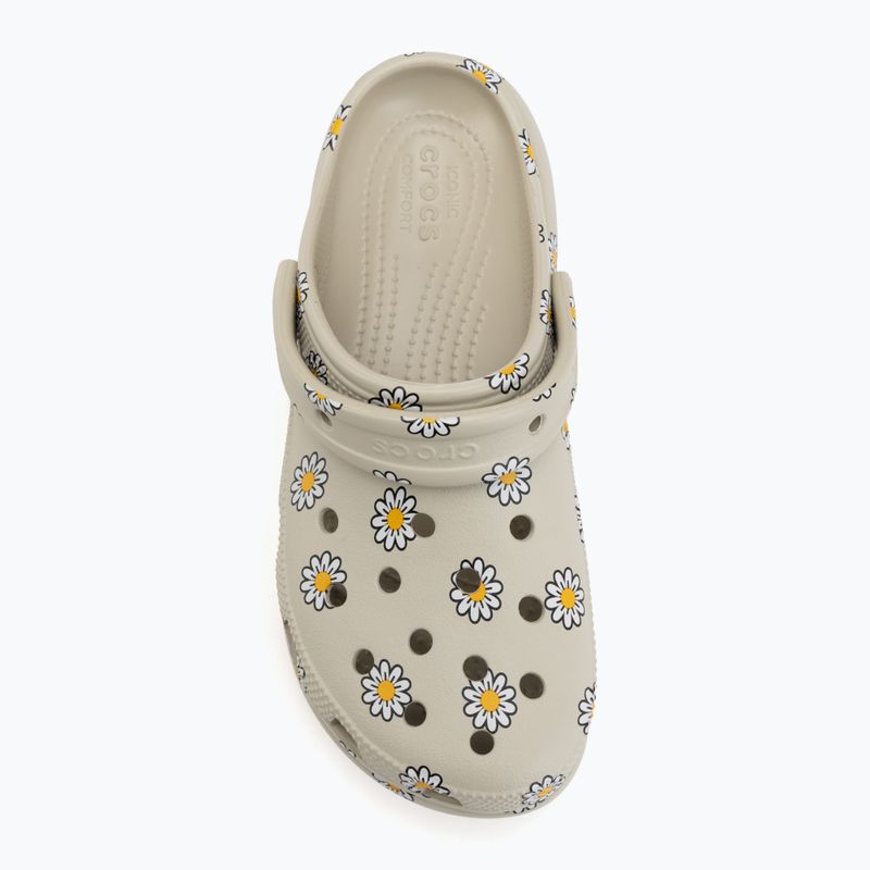 Moteriškos šlepetės Crocs Classic Platform Floral meteor 6