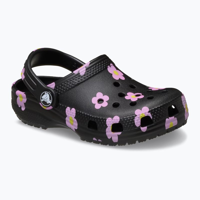 Vaikiškos šlepetės Crocs Classic Flower 9
