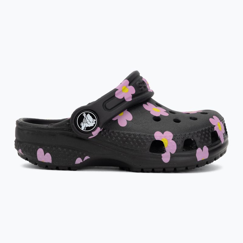 Vaikiškos šlepetės Crocs Classic Flower 3