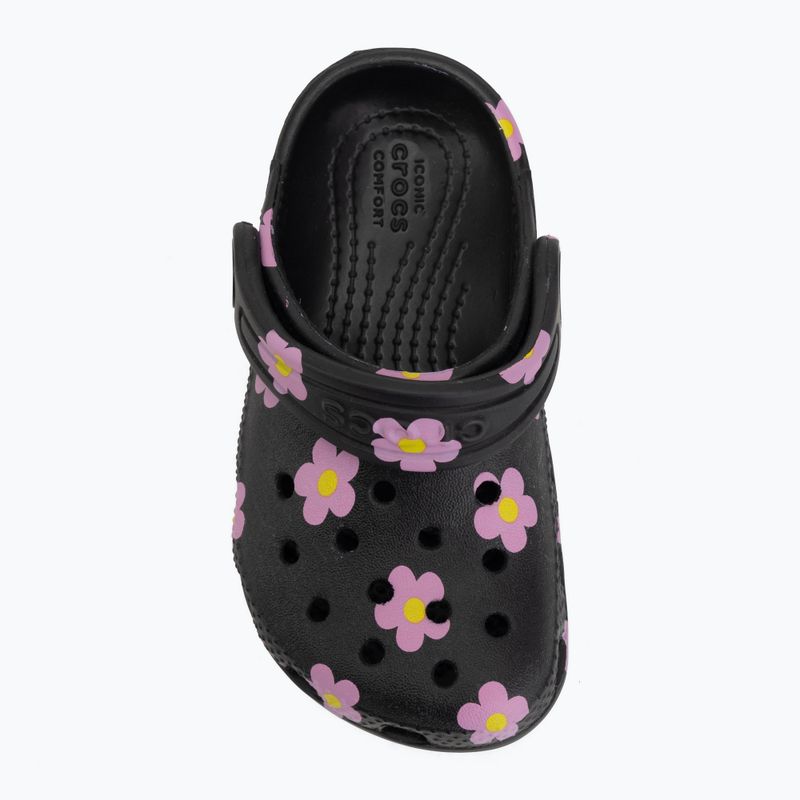 Vaikiškos šlepetės Crocs Classic Flower 6