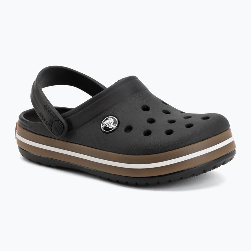 Vaikiškos šlepetės Crocs Crocband Gum black 2