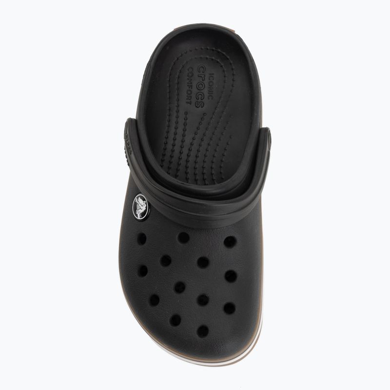 Vaikiškos šlepetės Crocs Crocband Gum black 6
