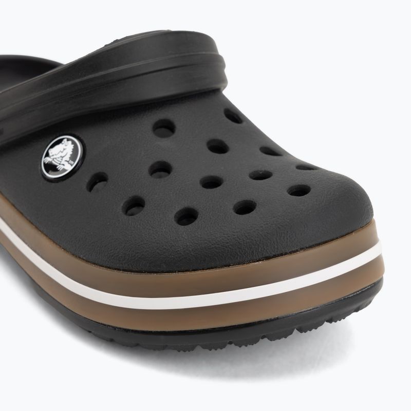 Vaikiškos šlepetės Crocs Crocband Gum black 8