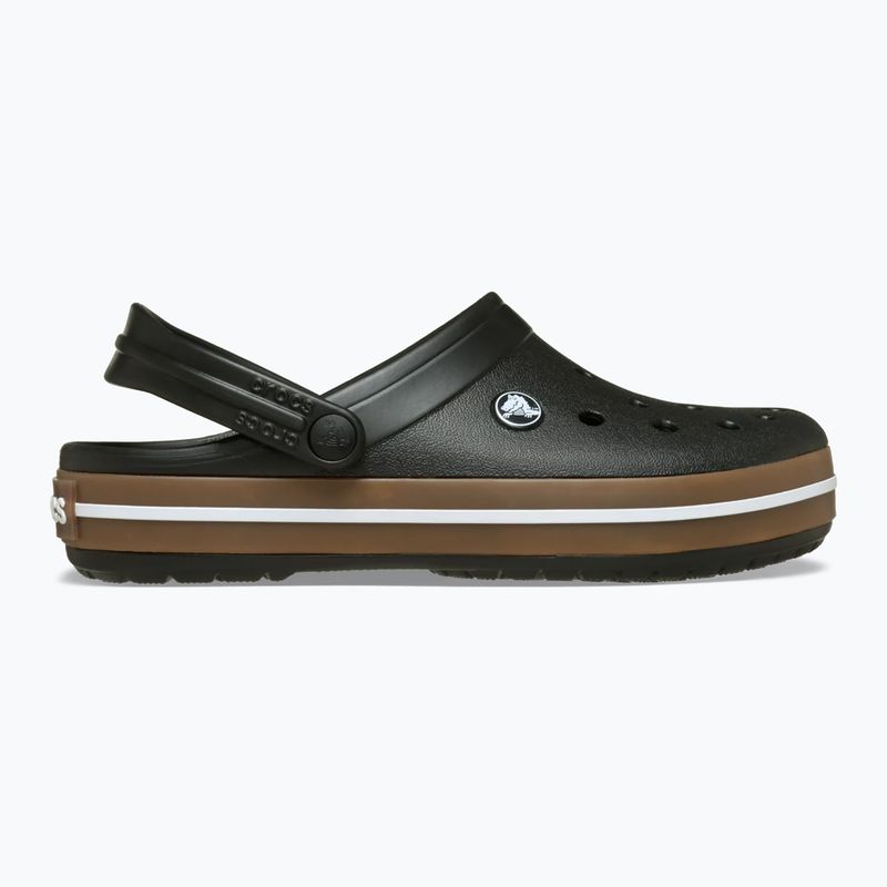 Vaikiškos šlepetės Crocs Crocband Gum black 2