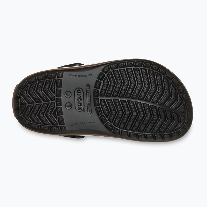 Vaikiškos šlepetės Crocs Crocband Gum black 4