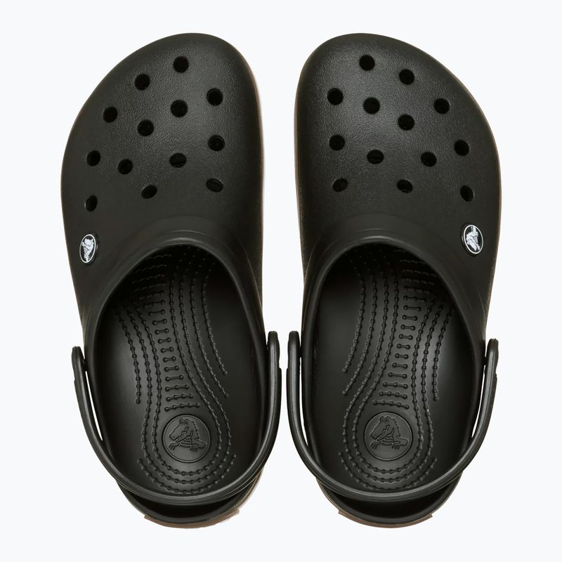 Vaikiškos šlepetės Crocs Crocband Gum black 5
