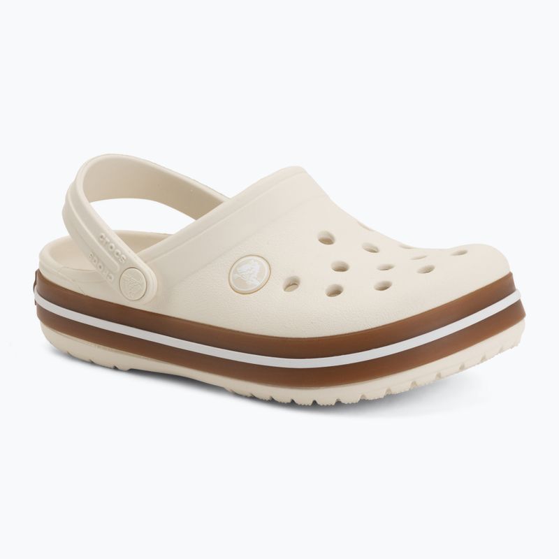 Vaikiškos šlepetės Crocs Crocband Gum summit white 2