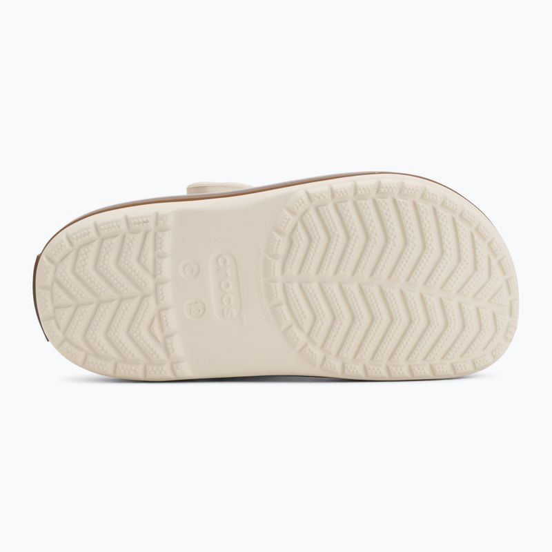 Vaikiškos šlepetės Crocs Crocband Gum summit white 5