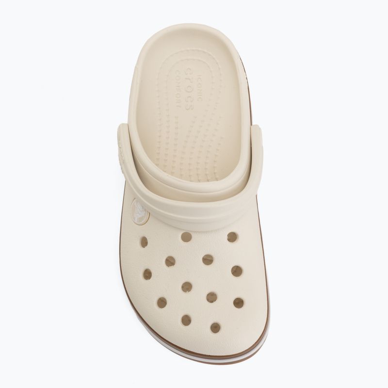 Vaikiškos šlepetės Crocs Crocband Gum summit white 6