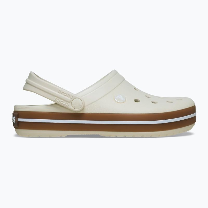 Vaikiškos šlepetės Crocs Crocband Gum summit white 2