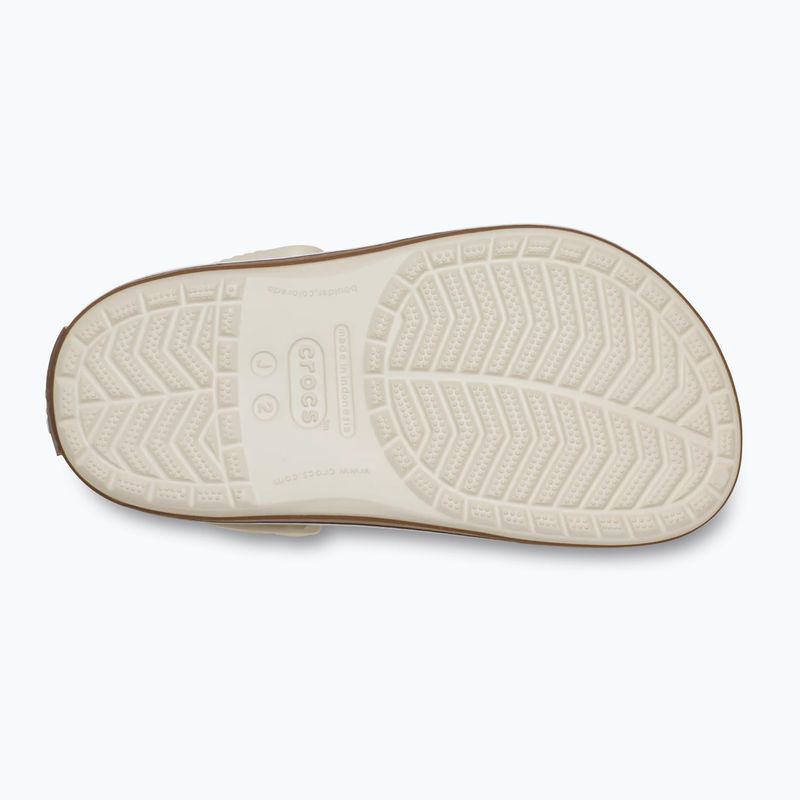 Vaikiškos šlepetės Crocs Crocband Gum summit white 4