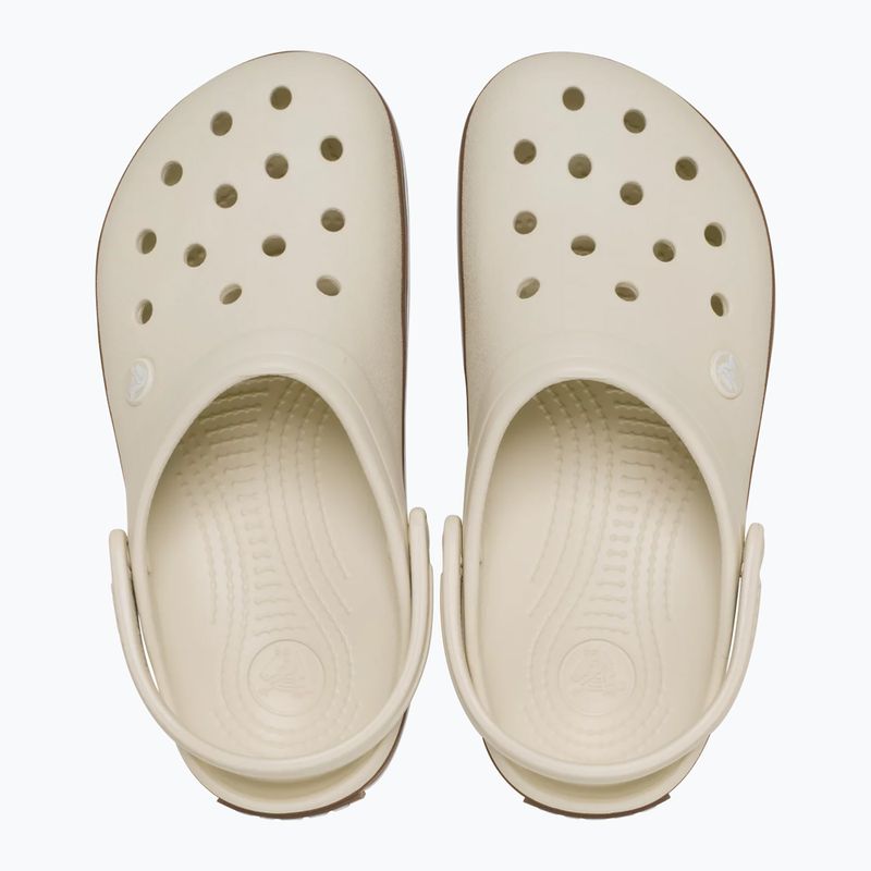 Vaikiškos šlepetės Crocs Crocband Gum summit white 5