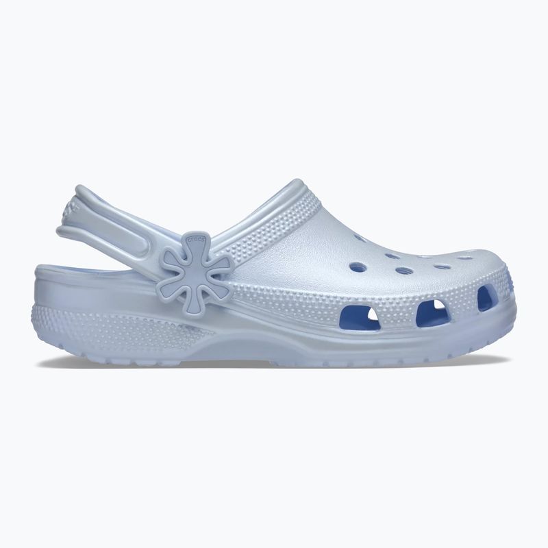 Vaikiškos šlepetės Crocs Classic Pearl Shine blue frost 10
