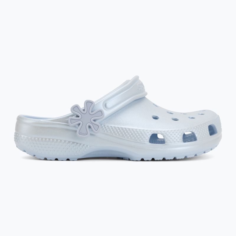 Vaikiškos šlepetės Crocs Classic Pearl Shine blue frost 3
