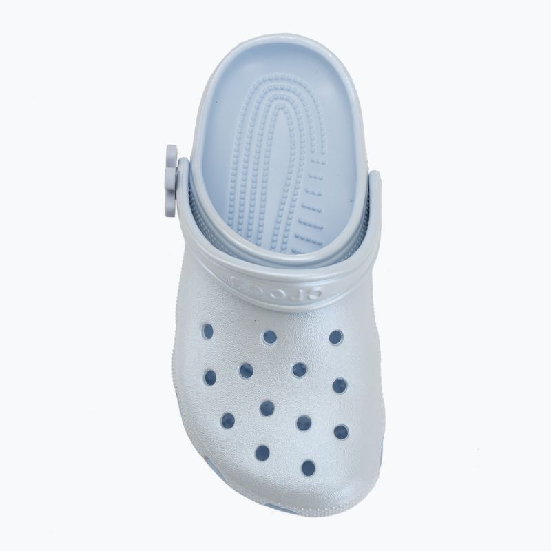 Vaikiškos šlepetės Crocs Classic Pearl Shine blue frost 6