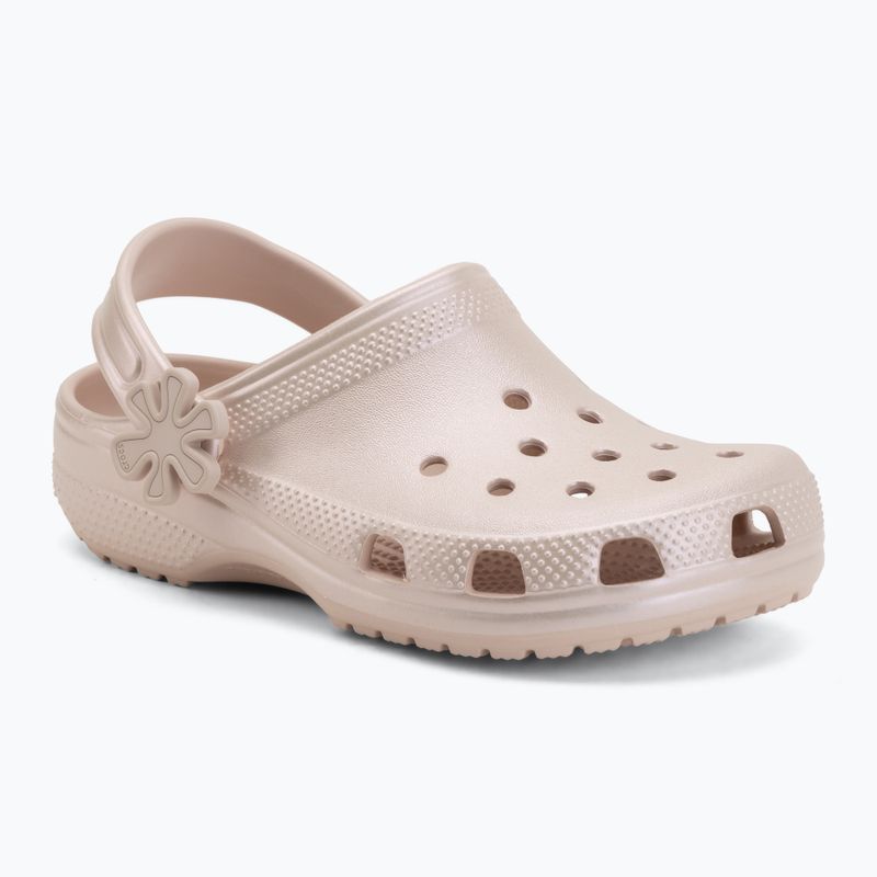 Vaikiškos šlepetės Crocs Classic Pearl Shine quartz 2