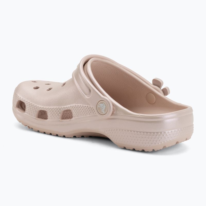 Vaikiškos šlepetės Crocs Classic Pearl Shine quartz 4