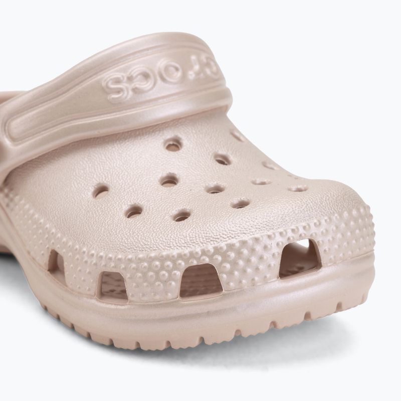 Vaikiškos šlepetės Crocs Classic Pearl Shine 212815 quartz 8